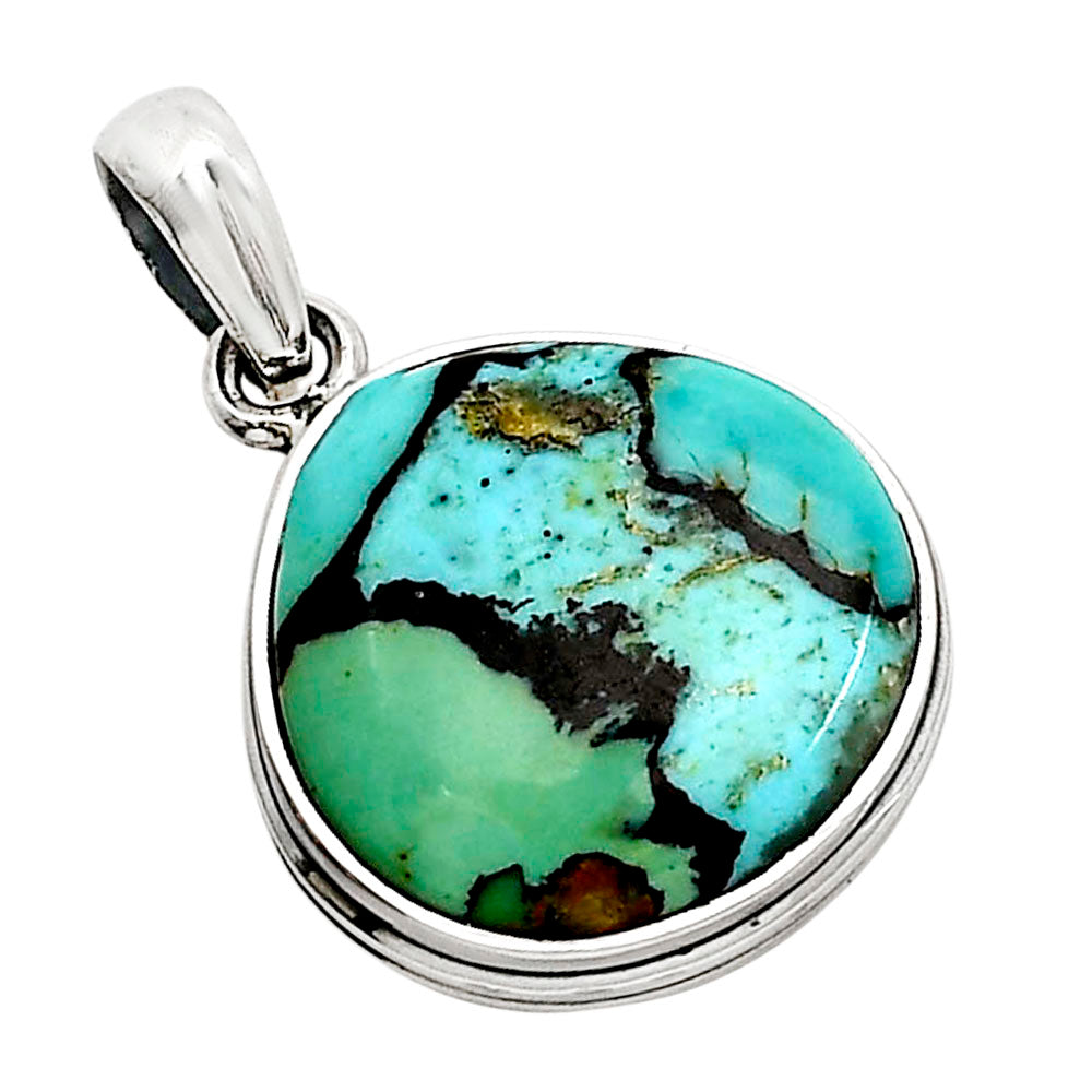 Lucky Charm Tibetan Turquoise Pendant P-1124 SDP158605