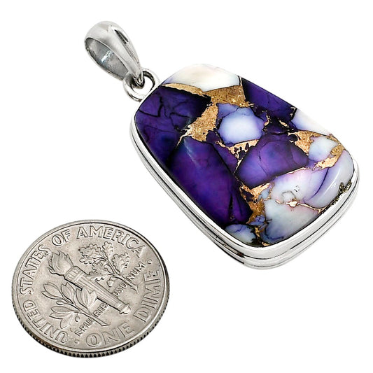 Spiny Oyster Turquoise Pendant P-1124 SDP158642