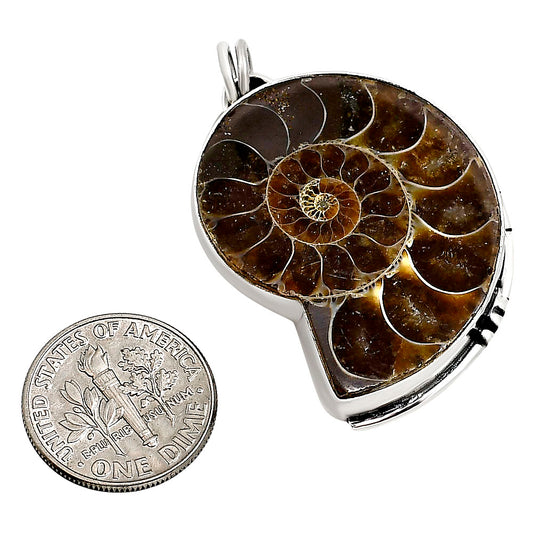 Fossil Ammonite Pendant P-1736 SDP158656