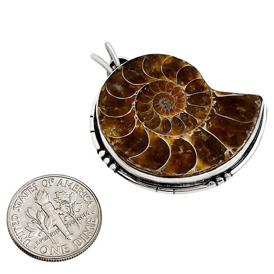 Fossil Ammonite Pendant P-1736 SDP158659