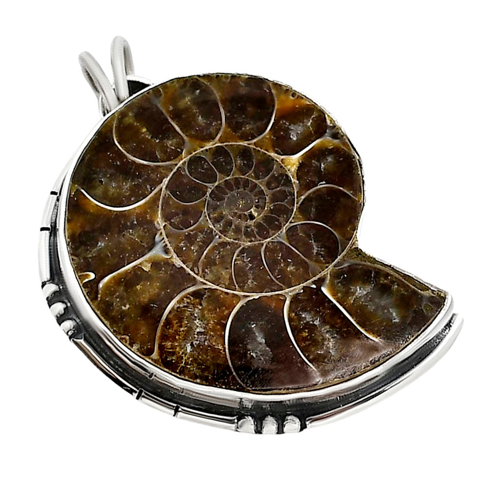 Fossil Ammonite Pendant P-1736 SDP158662