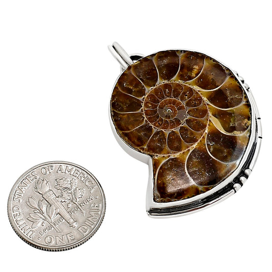 Fossil Ammonite Pendant P-1736 SDP158666