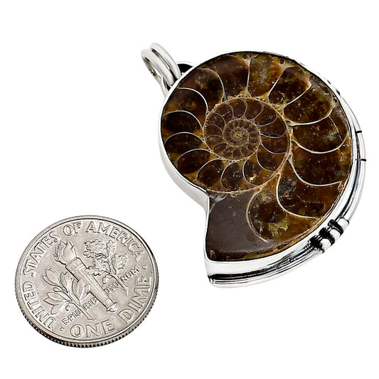 Fossil Ammonite Pendant P-1736 SDP158668