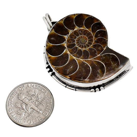 Fossil Ammonite Pendant P-1736 SDP158670
