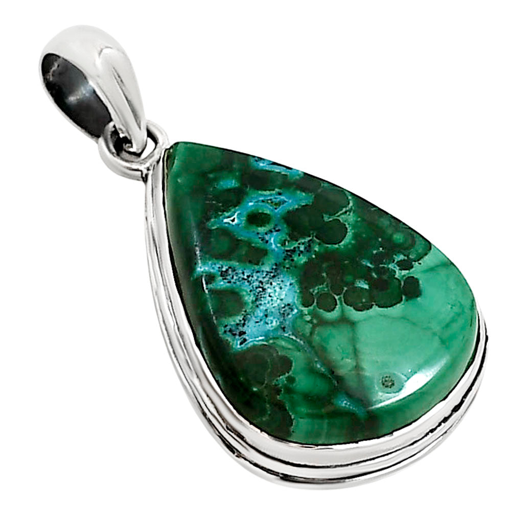 Azurite In Malachite Pendant P-1124 SDP158750