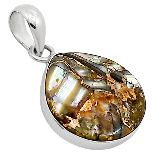 Copper Abalone Shell Pendant P-1001 SDP158813