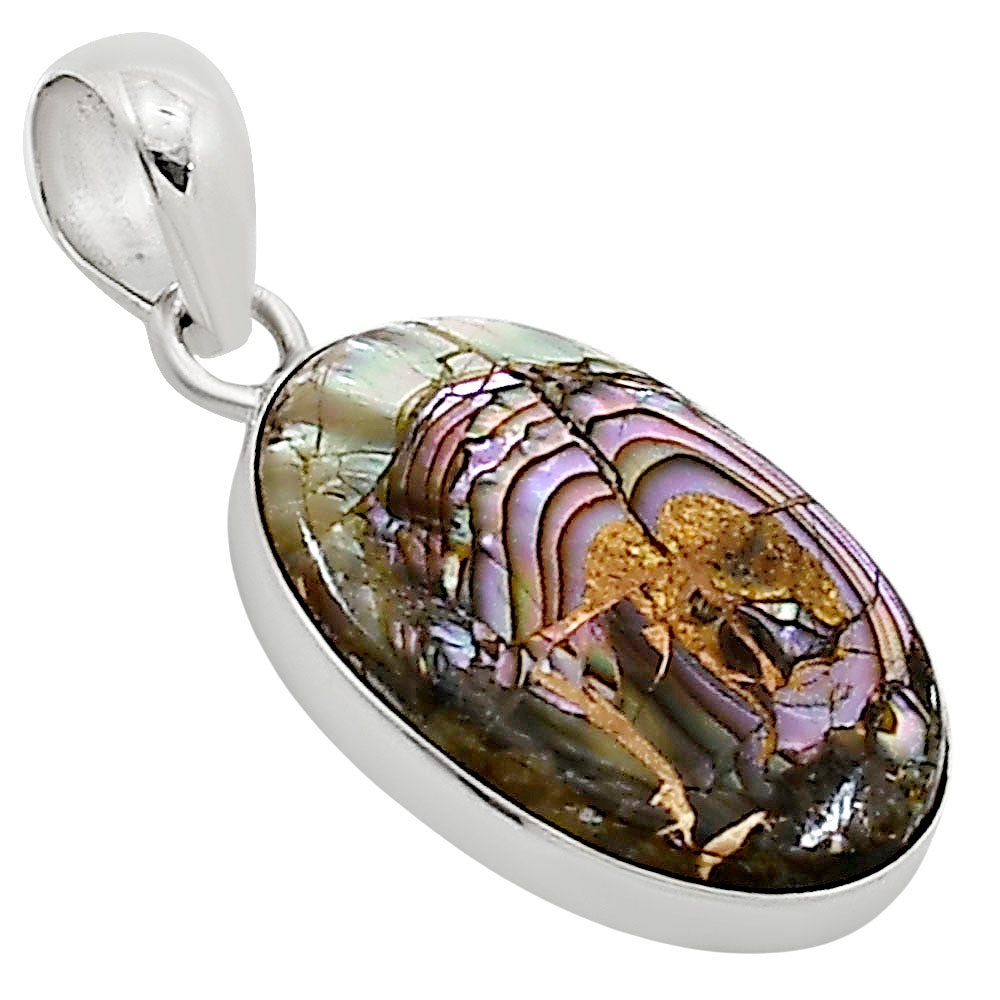 Copper Abalone Shell Pendant P-1001 SDP158815