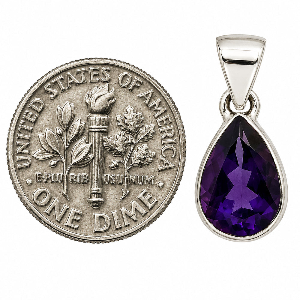 African Amethyst Pendant P-1124 SDP158870