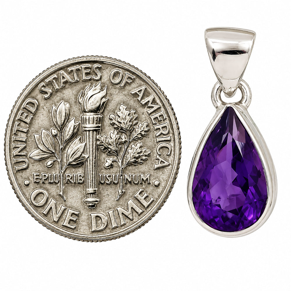 African Amethyst Pendant P-1124 SDP158874