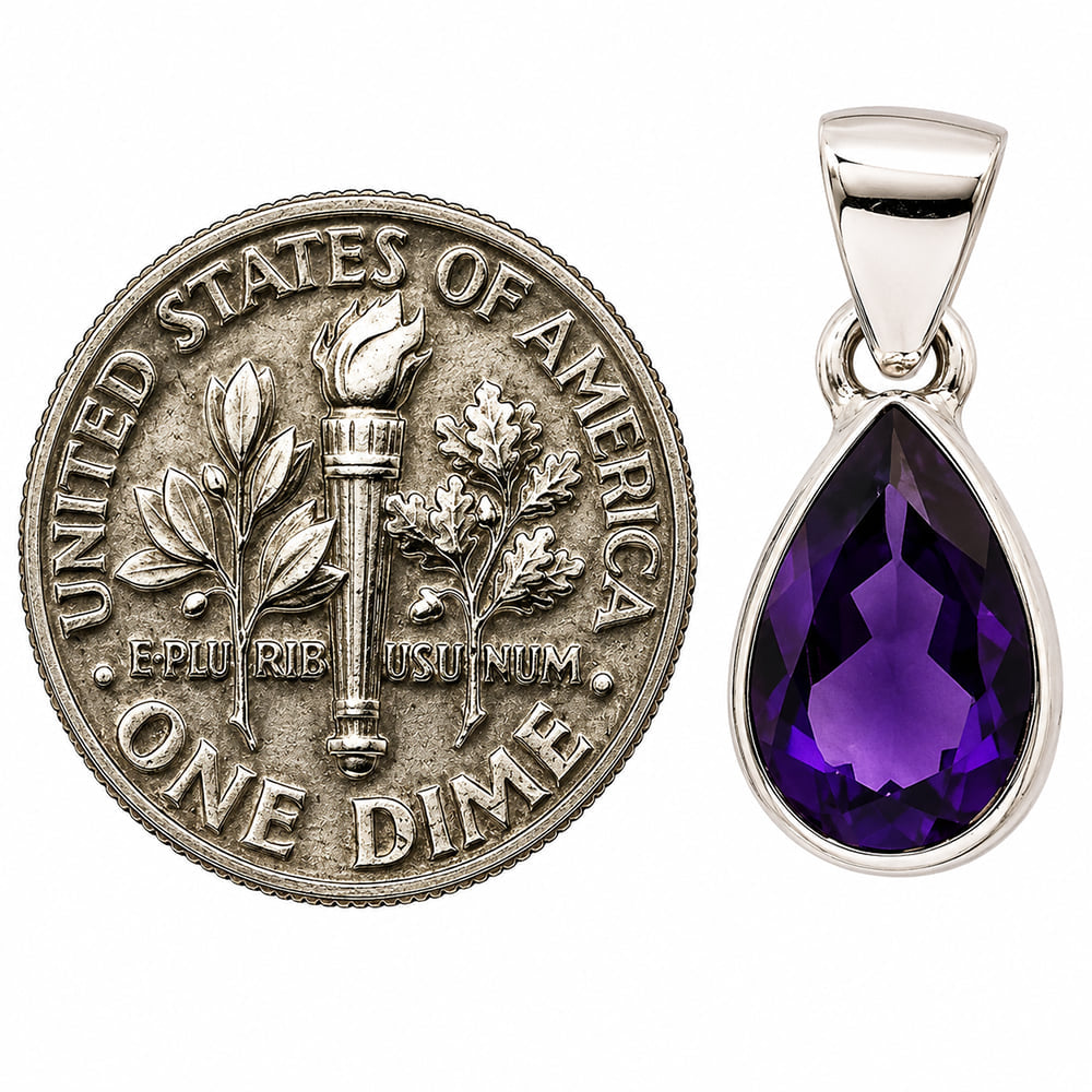 African Amethyst Pendant P-1124 SDP158877