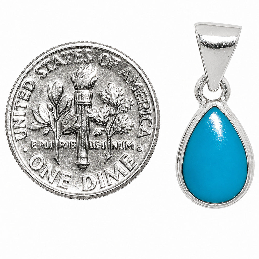 Sleeping Beauty Turquoise Pendant P-1124 SDP158907