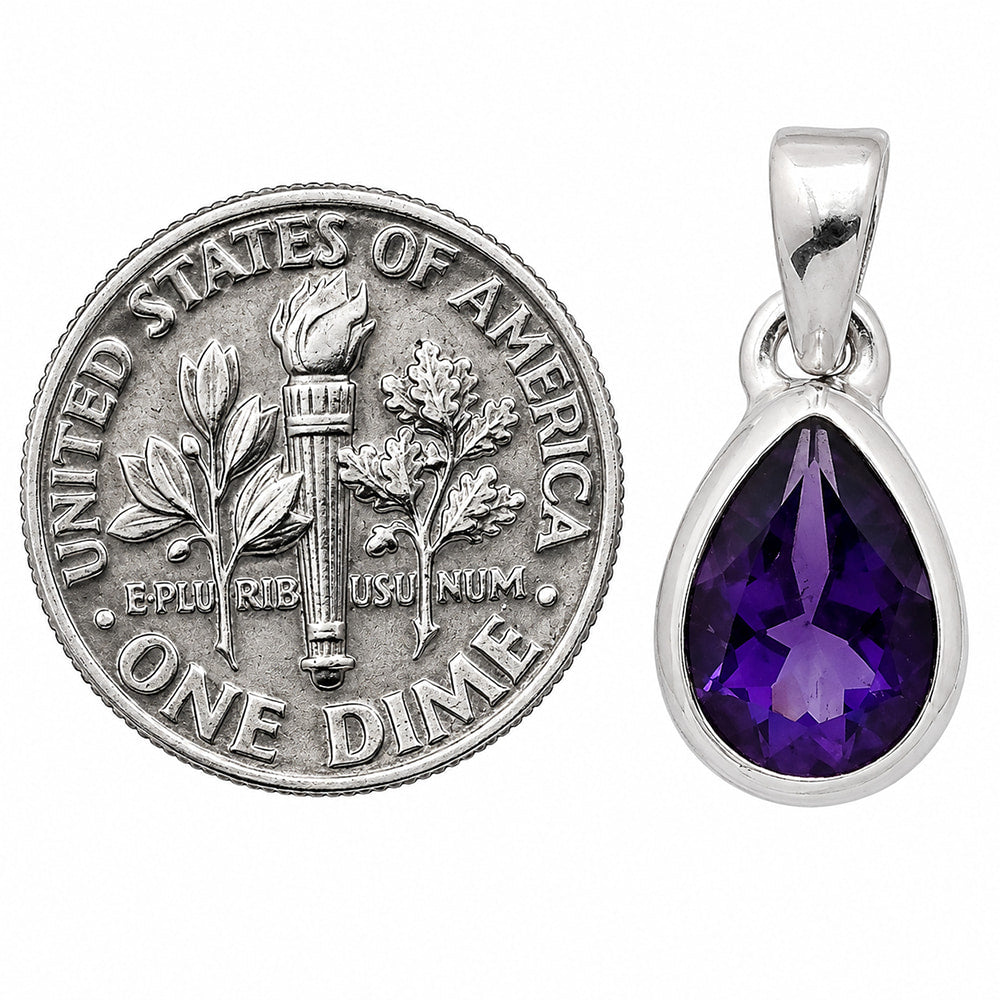 African Amethyst Pendant P-1002 SDP158912