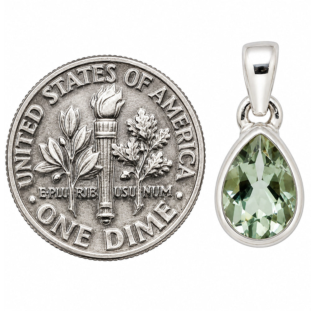 Prasiolite (Green Amethyst) Pendant P-1002 SDP158920
