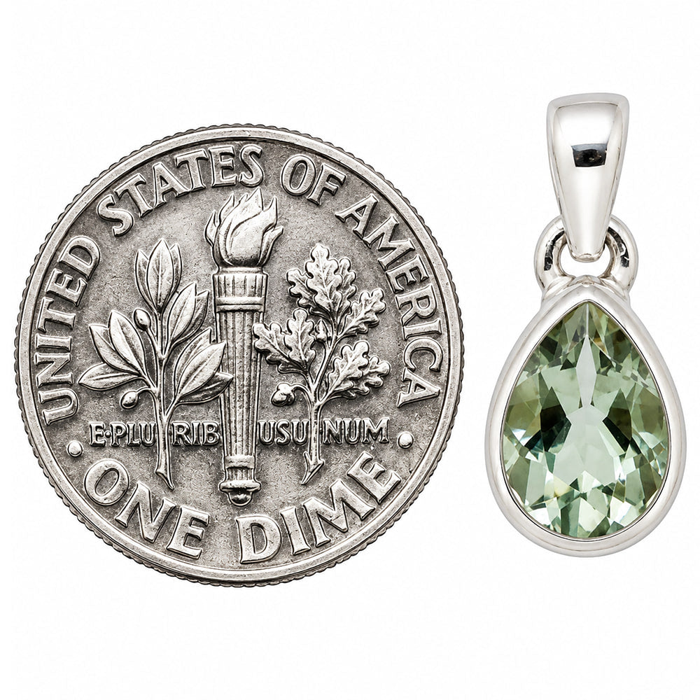 Prasiolite (Green Amethyst) Pendant P-1002 SDP158923