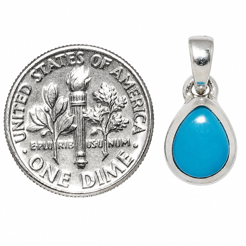 Sleeping Beauty Turquoise Pendant P-1002 SDP158956