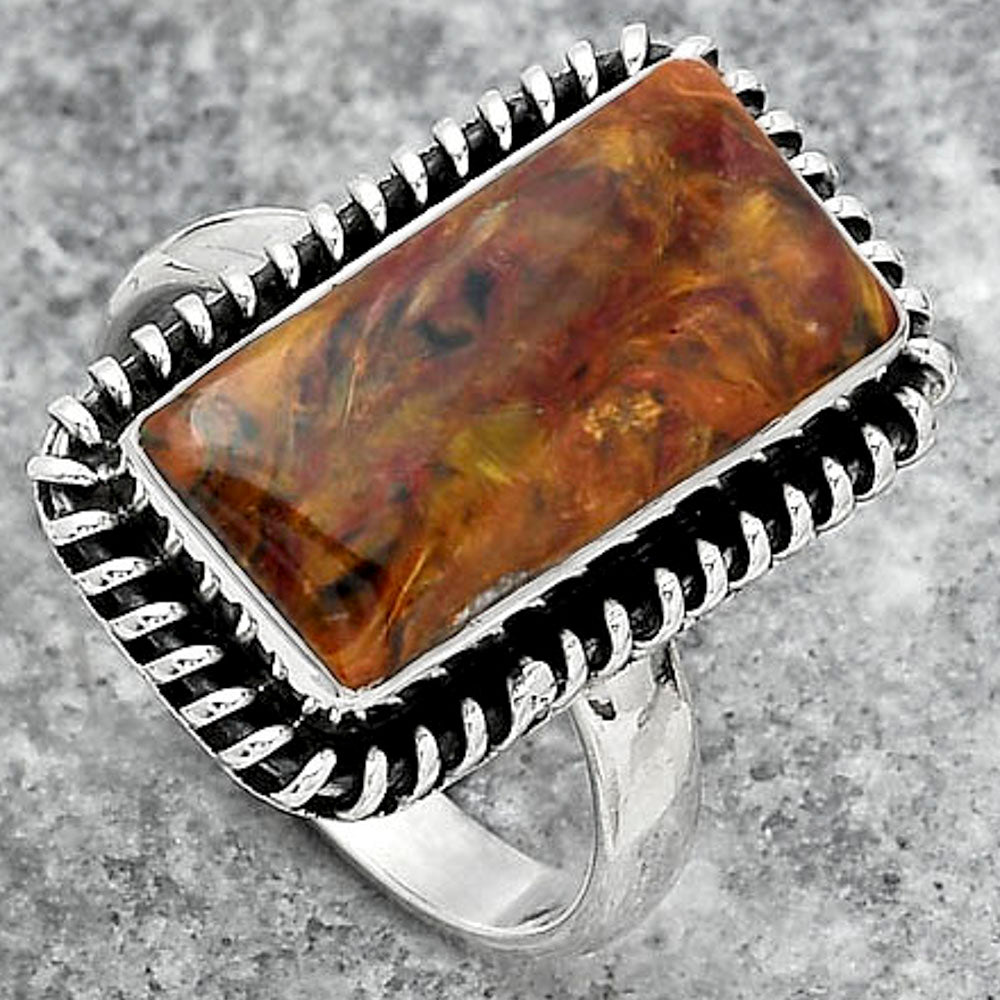 Natural Pietersite - Namibia Ring size-6.5 R-1279 SDR151083
