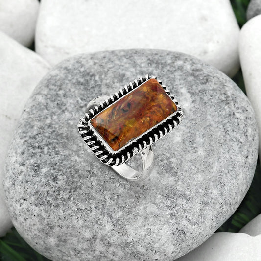 Natural Pietersite - Namibia Ring size-6.5 R-1279 SDR151083