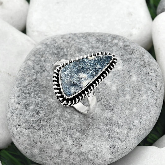 Natural Indian Blanket Jasper Ring size-8 R-1279 SDR151084