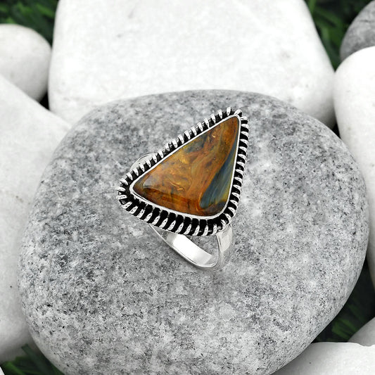 Natural Pietersite - Namibia Ring size-7.5 R-1279 SDR151108