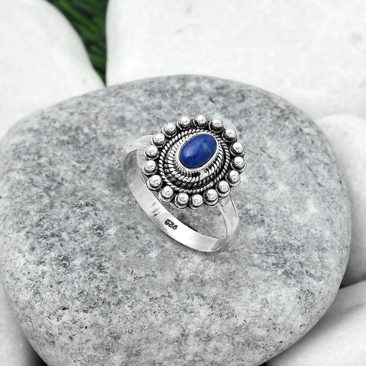 Natural Lapis - Afghanistan Ring size-7.5 R-1124 SDR151198