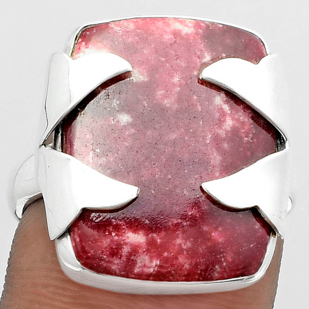 Natural Pink Thulite - Norway Ring size-7.5 R-1354 SDR151653