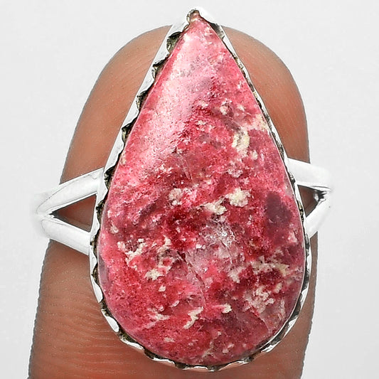 Natural Pink Thulite - Norway Ring size-8.5 R-1210 SDR151778