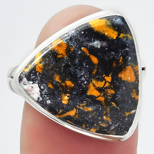 Natural Indian Blanket Jasper Ring size-8.5 R-1008 SDR151920