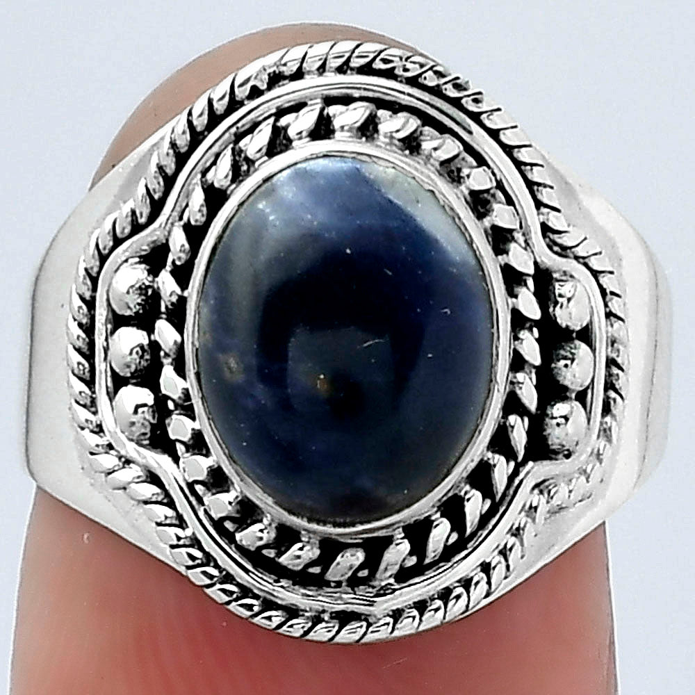 Natural Sodalite Ring size-7 R-1312 SDR154627
