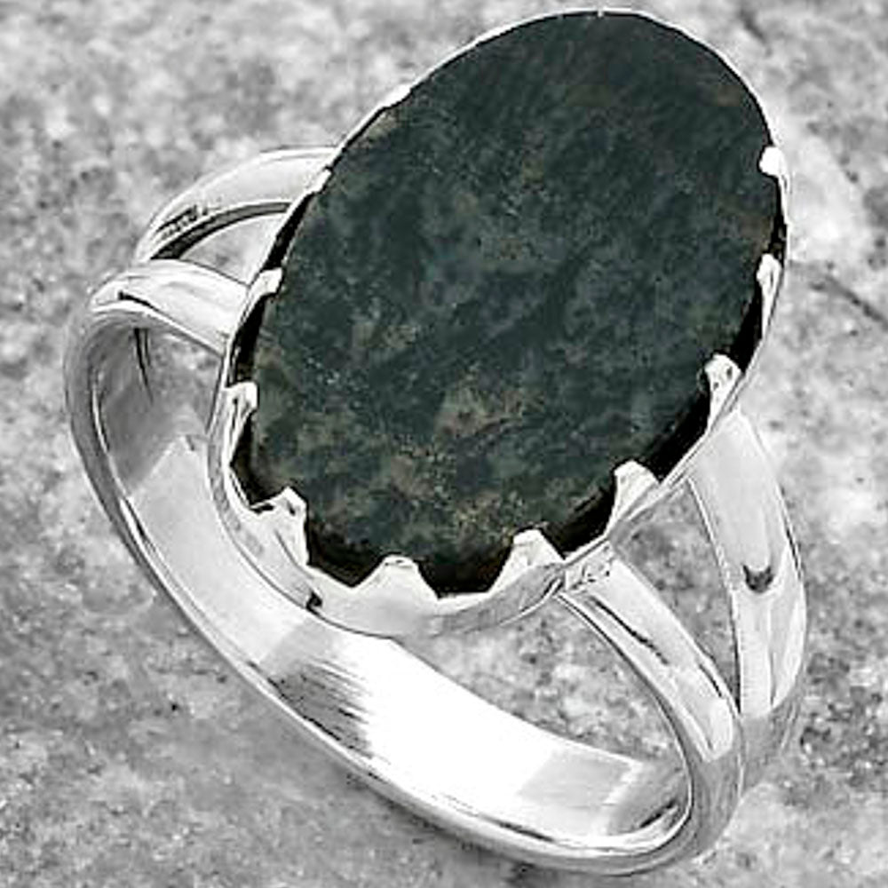 Natural Russian Honey Dendrite Opal Ring size-8.5 R-1210 SDR156043