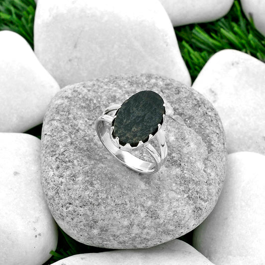 Natural Russian Honey Dendrite Opal Ring size-8.5 R-1210 SDR156043