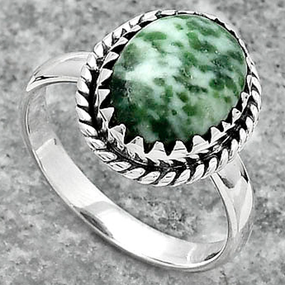 Natural Dioptase Ring size-7.5 R-1474 SDR156270