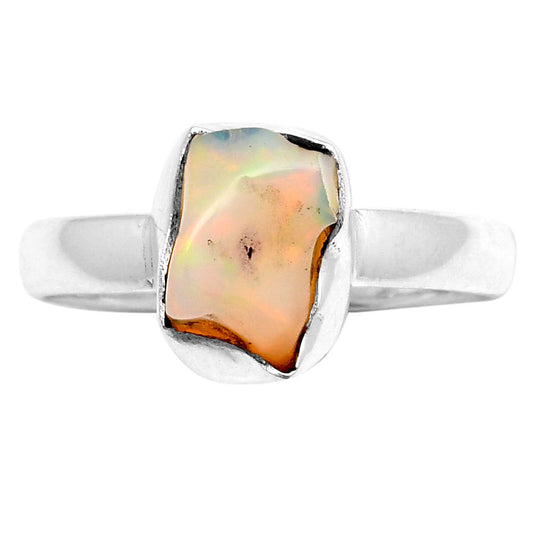 Natural Ethiopian Opal Rough Ring size-8.5 R-1001 SDR157563