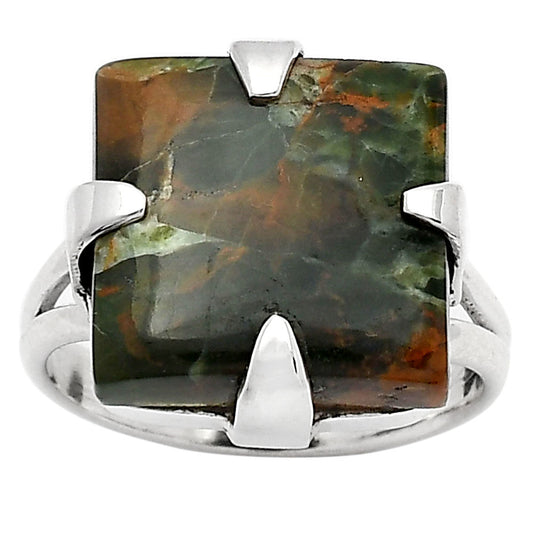 Turkish Rainforest Chrysocolla Ring size-8.5 R-1305 SDR157705