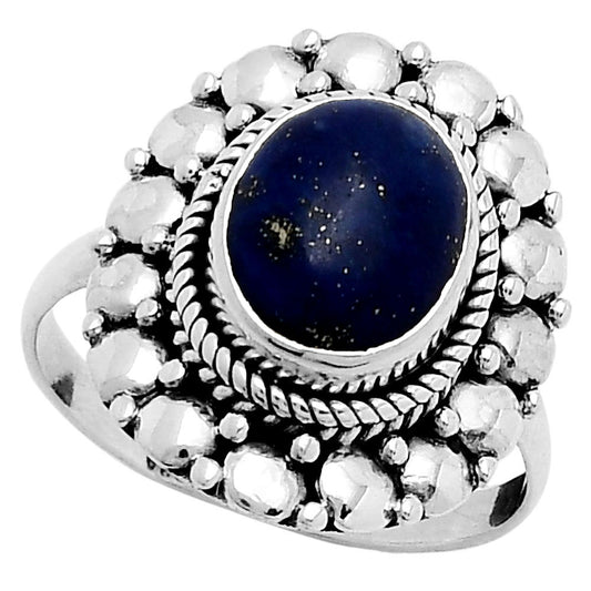 Natural Lapis - Afghanistan Ring size-7.5 R-1399 SDR157808