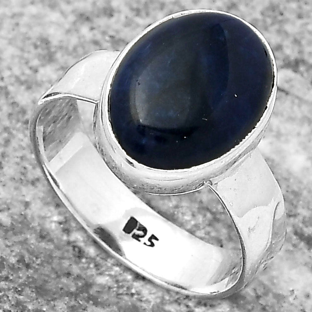 Natural Sodalite Ring size-8 R-1001 SDR158533