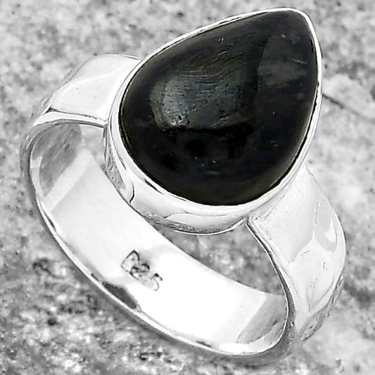 Natural Nuummite Ring size-8 R-1001 SDR158567