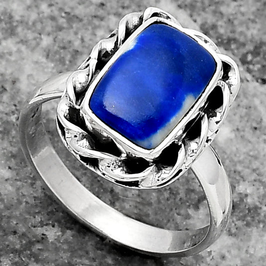 Natural Lapis - Afghanistan Ring size-7 R-1083 SDR159289