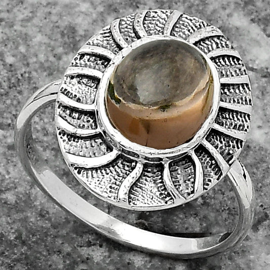 Natural Smoky Quartz - Brazil Ring size-7.5 R-1085 SDR159787