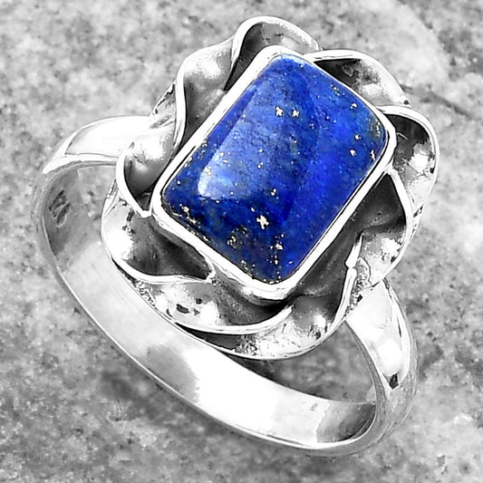Natural Lapis - Afghanistan Ring size-7.5 R-1083 SDR159948
