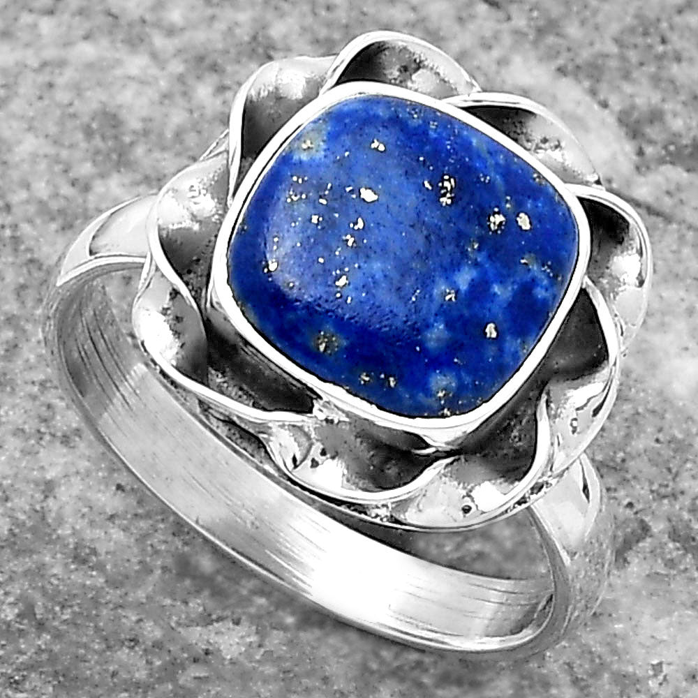 Natural Lapis - Afghanistan Ring size-7.5 R-1083 SDR160032
