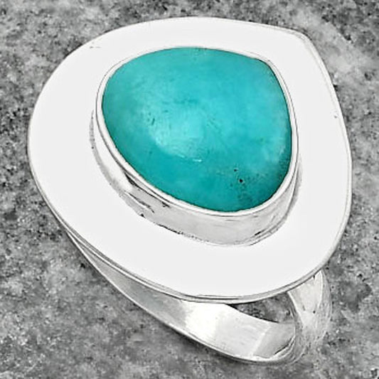 Natural Paraiba Amazonite Ring size-7.5 R-1082 SDR160154