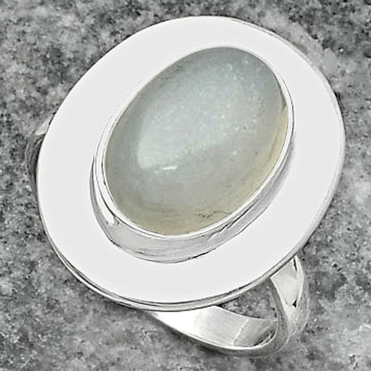 Natural Srilankan Moonstone Ring size-7.5 R-1082 SDR160158