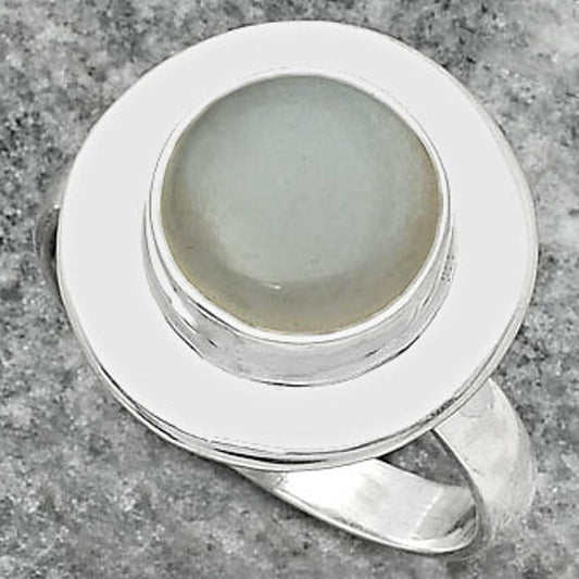 Natural Srilankan Moonstone Ring size-8 R-1082 SDR160161
