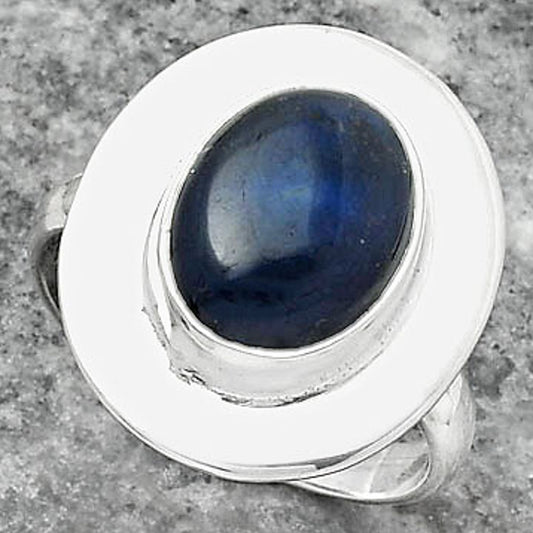 Blue Fire Labradorite - Madagascar Ring size-7.5 R-1082 SDR160187