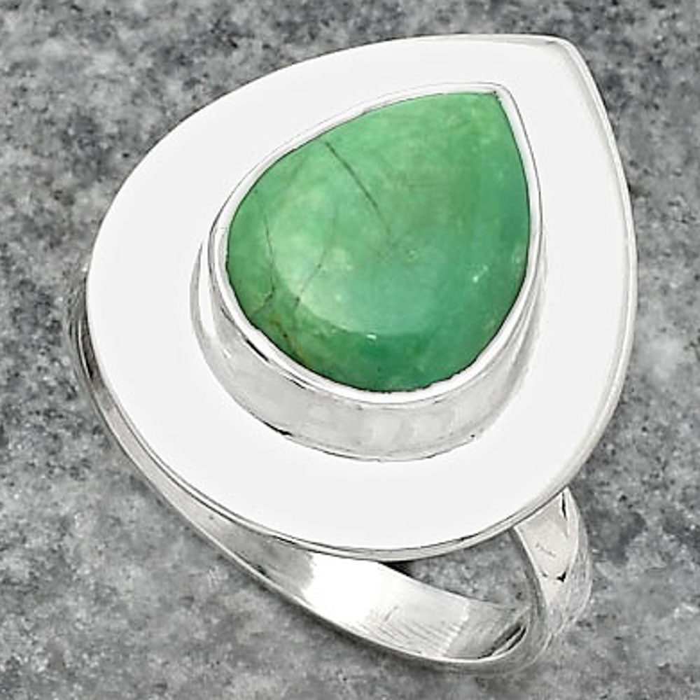 Natural Turquoise Nevada Aztec Mt Ring size-7.5 R-1082 SDR160241