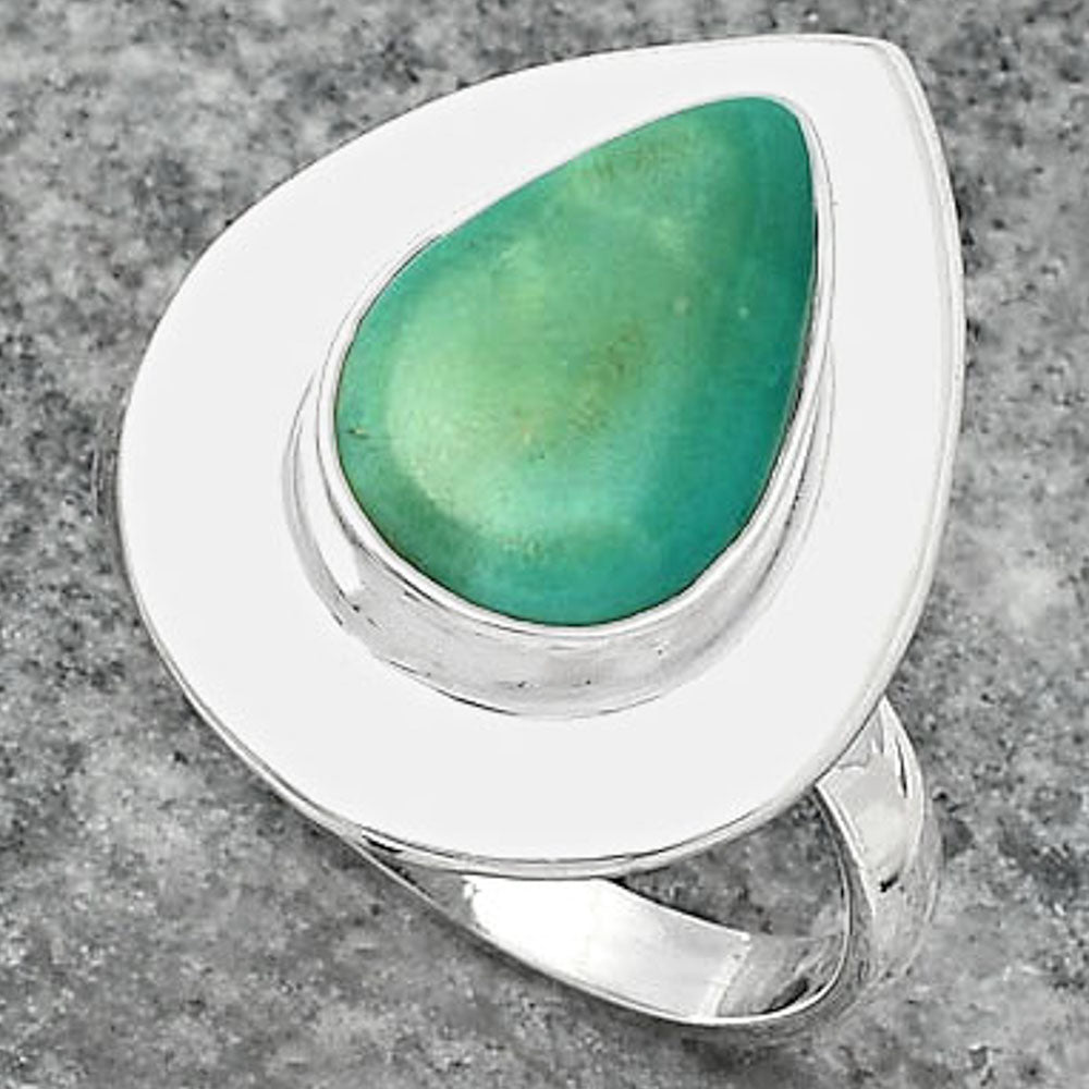 Natural Rare Turquoise Nevada Aztec Mt Ring size-8 R-1082 SDR160280