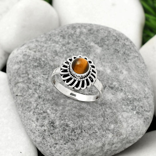 Natural Tiger Eye - Africa Ring size-7 R-1596 SDR161585