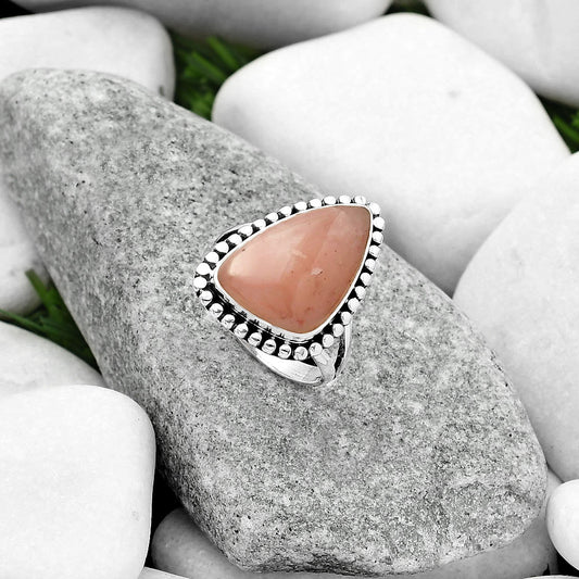 Natural Guava Quartz - Brazil Ring size-8 R-1071 SDR163455