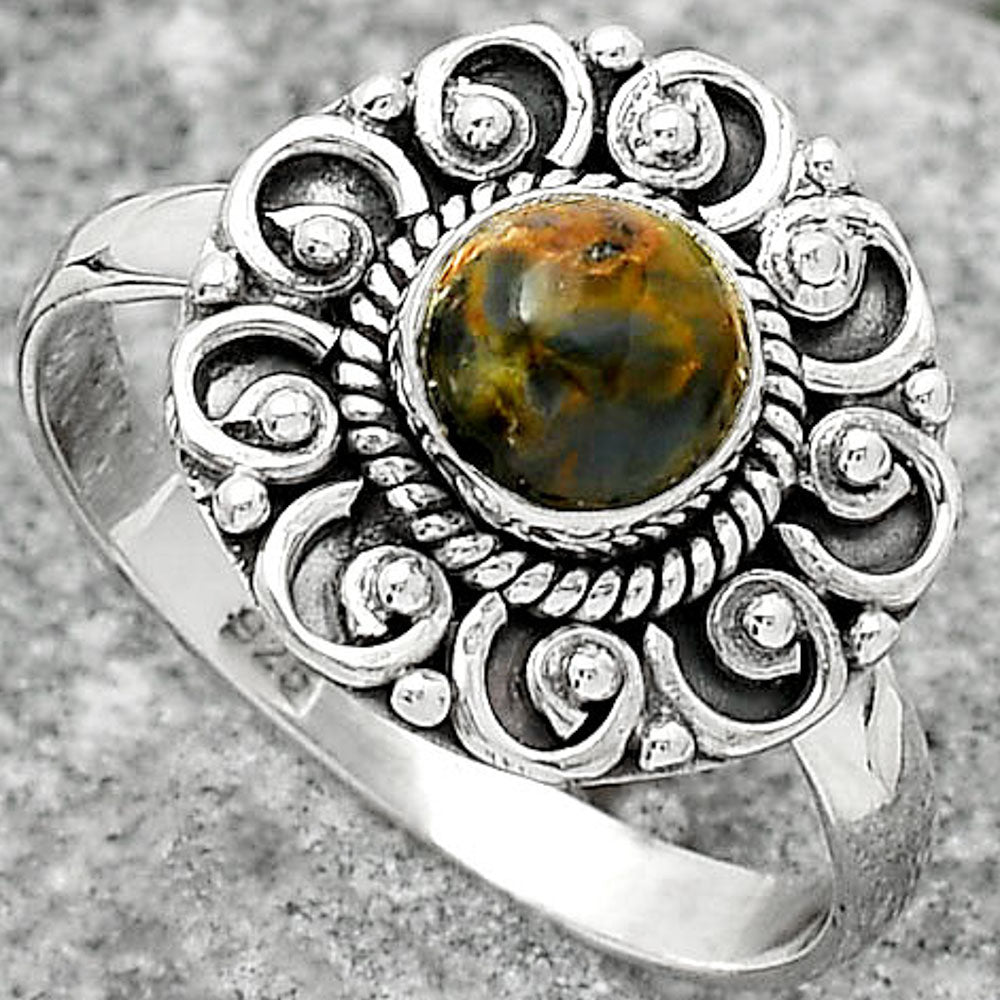 Natural Pietersite - Namibia Ring size-8 R-1563 SDR164345