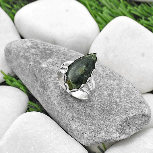 Natural Star Galaxy Jasper Ring size-8 R-1428 SDR165113